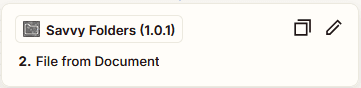 Image showing the Zapier step for File from Document